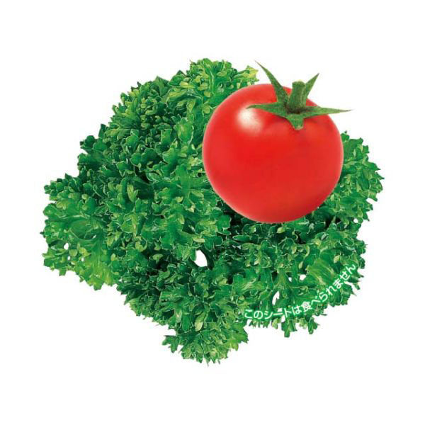 ユニバース フィルムシート グルメシート パセリトマト 表示入 丸 13601 1袋(1000枚)（直送品）