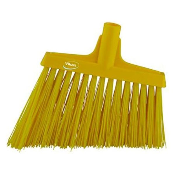 ヴァイカン ブラシ フロアブルーム ハード イエロー 29146 1個（直送品）