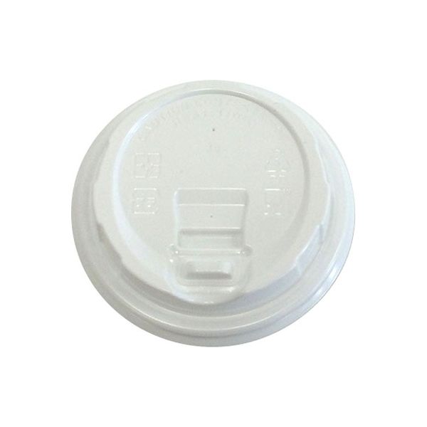 ケーピープラテック 紙カップ用蓋 リフトタイプ穴 80φ 白 54540 1袋(50個)（直送品）