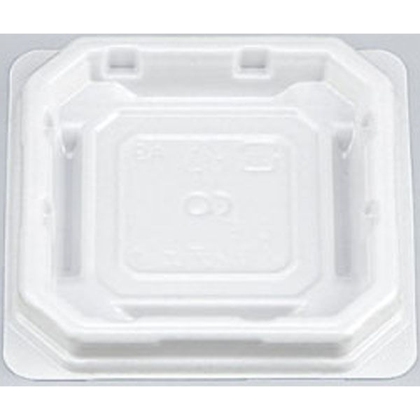 シーピー化成 菓子容器 UFパルチェ1 ホワイト本体 0595401000075 1袋(50個)（直送品）