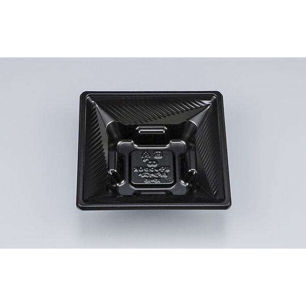 シーピー化成 どんぶり容器 BFツイスト15-15黒本体 0772151500525 1袋(50個)（直送品）