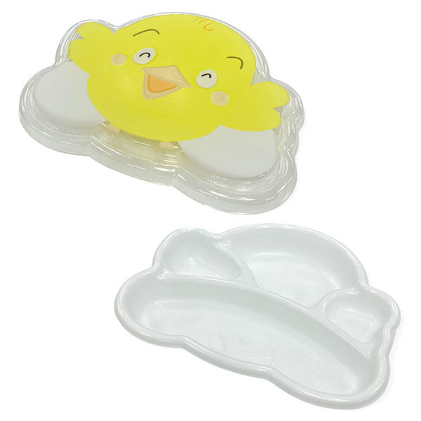 アヅミ産業 弁当容器 アニマルランチ ひよこ セット 140448 1袋(50個)（直送品）