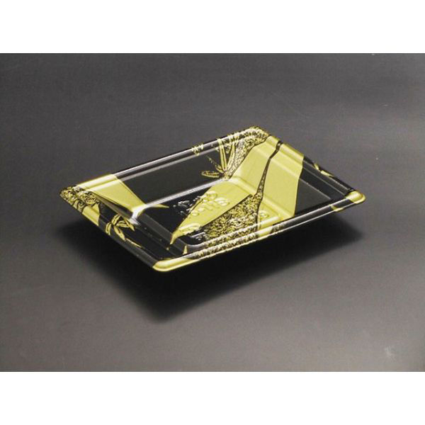 リスパック 寿司容器 万角15-11B ささはく金 本体 RSAQ081 1袋(50個)（直送品）