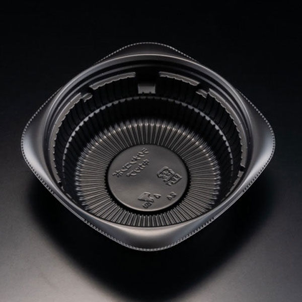 リスパック バイオ 楽麺コンボ 中カップ 黒 RRAI450 1袋(50個)（直送品）