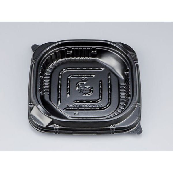 シーピー化成 TNランチ丼17-A 黒 中皿 645605 1袋(50個)（直送品）