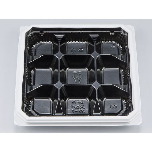 シーピー化成 弁当容器 BFNアルバ31-1 BW本体 0280131017235 1袋(50個)（直送品）