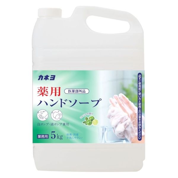 カネヨ石鹸 ハンドソープ カネヨ薬用ハンドソープ 5kg  701054 3個(1個×3)（直送品）