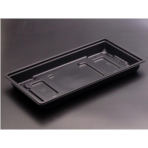 リスパック 弁当容器 饗膳 100B 黒 RHHK401 1袋(50個)（直送品）