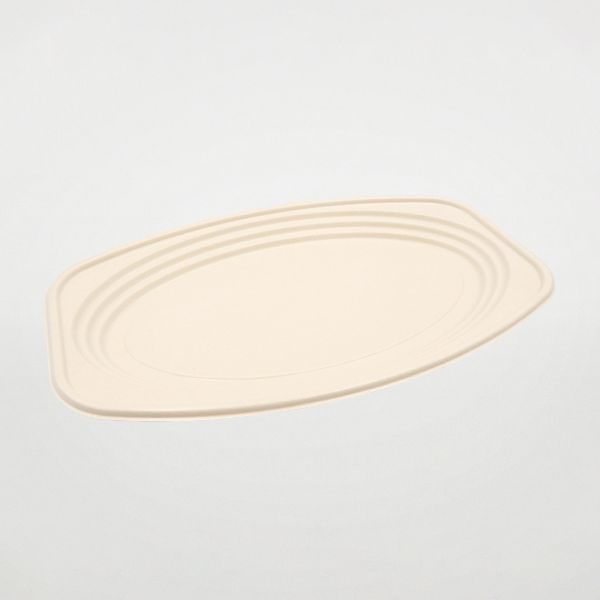 パックスタイル バガス容器 BBオードブル 小判1 ラミ 654441 1袋(10個)（直送品）