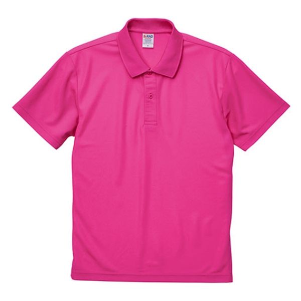 United Athle 2020-01ドライカノコポロシャツ トロピカルピンク 5L 2020018511 1袋(1個)（直送品）