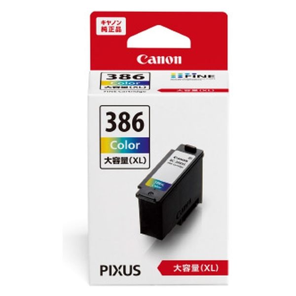 キヤノン（Canon） 純正インクカートリッジ FINE BC-386XL 3色カラー 大容量 1個