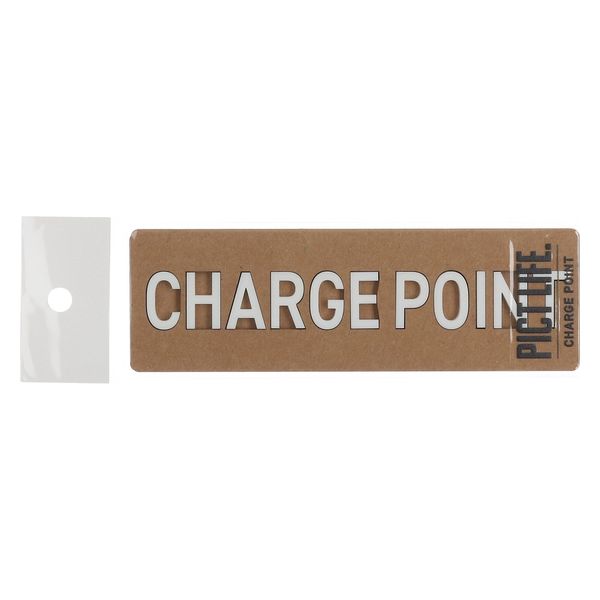 ハイロジック PICT LIFE 「CHARGE POINT」 白 1枚 ピクトサイン ピクトグラム（直送品）