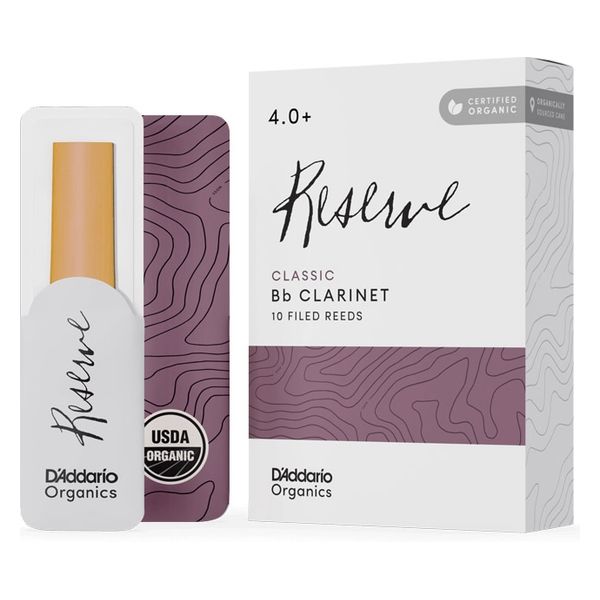 D'Addario WoodWinds Bbクラリネット用リード RESERVE CLASSIC ODCT10405 硬さ:4.0+（直送品）
