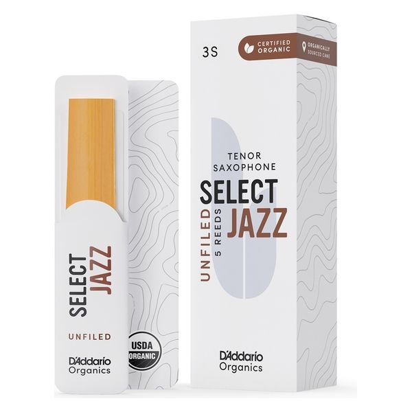 D'Addario WoodWinds テナーサックス用リード SELECT JAZZ UNFILED ORRS05TSX3S 硬さ:3S（直送品）