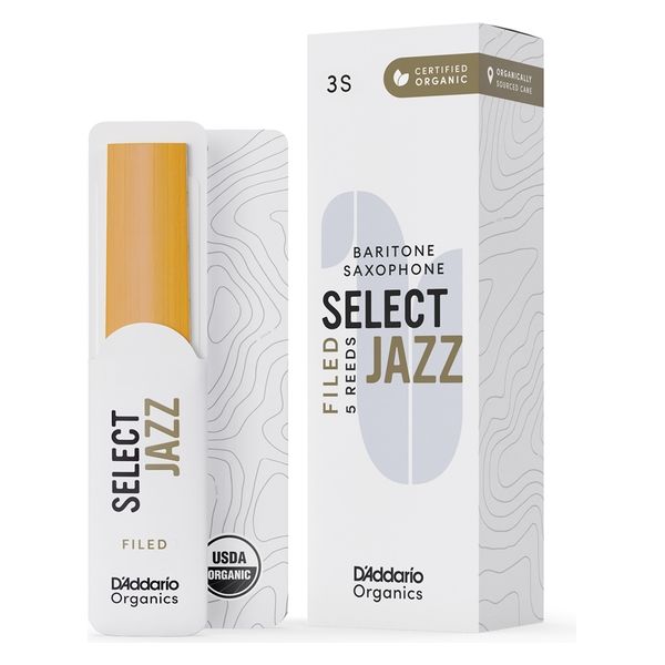 D'Addario WoodWinds バリトンサックス用リード SELECT JAZZ FILED ORSF05BSX3S 硬さ:3S（直送品）