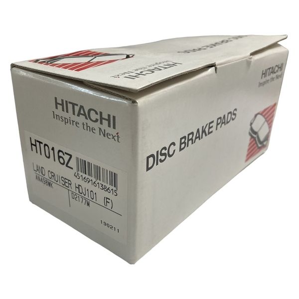 日立Astemo ディスクブレーキパッド フロント ランドクルーザ・HZJ71 HT016Z 1個（直送品） - アスクル