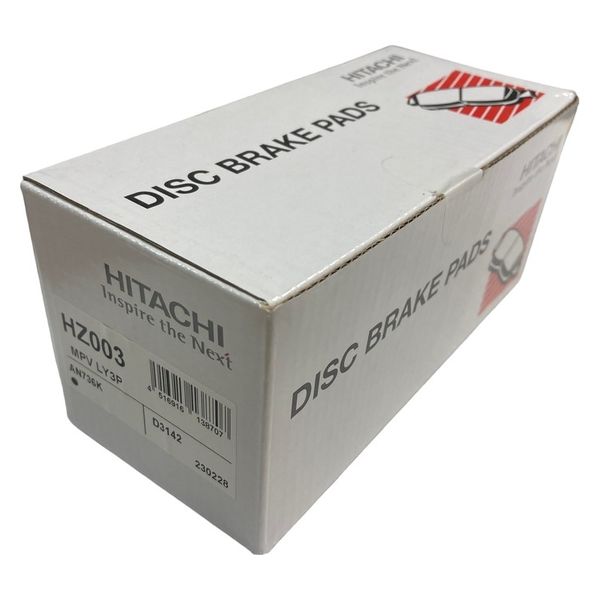 日立Astemo ディスクブレーキパッド フロント MPV・LY3P HZ003 1個（直送品）