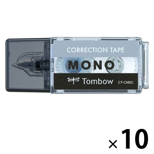 MONO モノポケット 修正テープ ブラック 5mm×4m 本体 10個 MONO モノポケット 修正テープ ブラック 5mm×4m 本体 10個