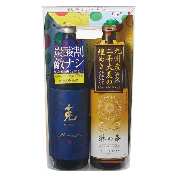 数量限定） フルーティー焼酎 芋麦飲み比べセット 瓶 900ml 1セット（2種×1本） アスクル