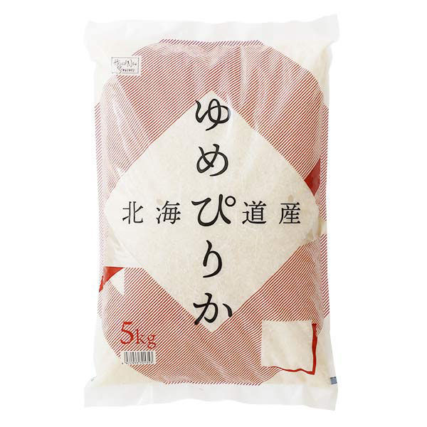 新米】北海道産 ゆめぴりか 5kg 1袋 【精白米】 令和6年産 米 木徳神糧 オリジナル - アスクル