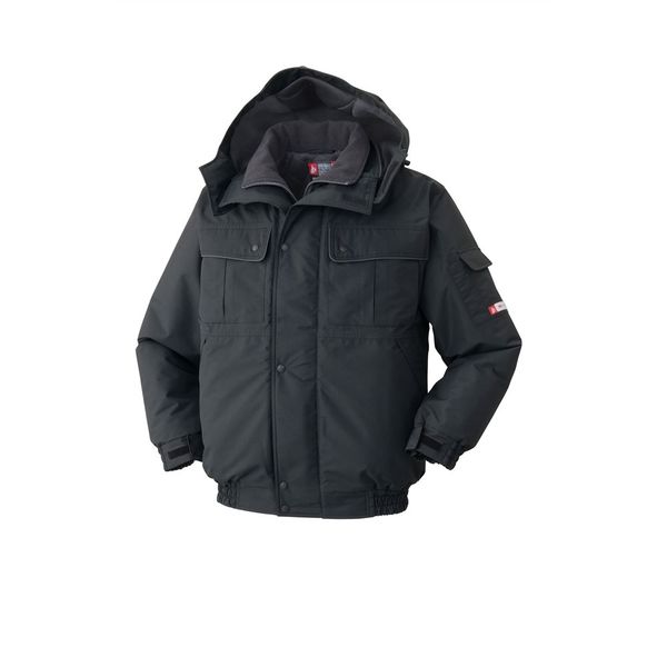 アタックベース 防水防寒ジャケット ブラック L 7851-11-L 1枚（直送品）