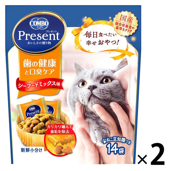 コンボ プレゼント 歯の健康と口臭ケア シーフードミックス味