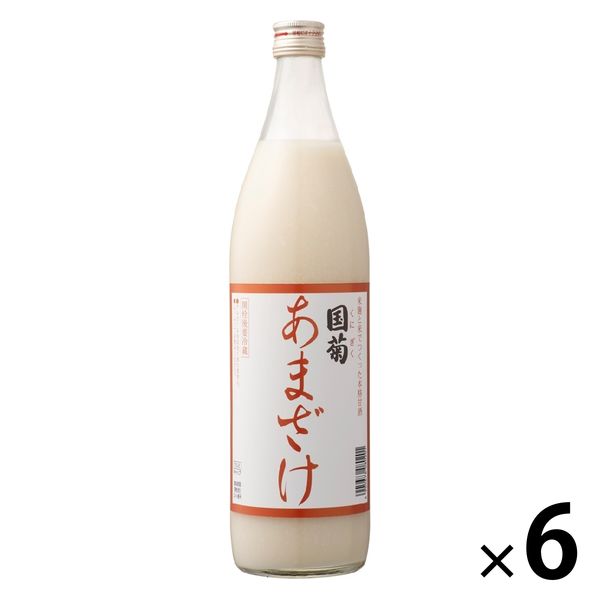 国菊 甘酒（あまざけ） 篠崎 985g 瓶 1箱（6本） - アスクル