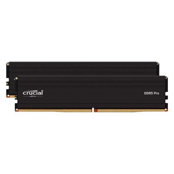 Crucial Pro 64G Kit(2x32GB)DDR5-5600 UDIMM CL46(16Gbit 