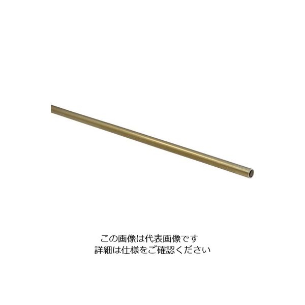 光 真鍮パイプ 995×9丸mm BP995-9 1本 820-0676（直送品）