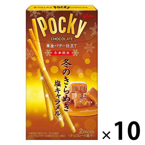 冬のきらめきポッキー 10個 江崎グリコ チョコレート