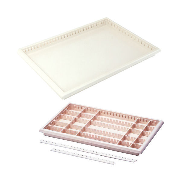 キャビトレー用仕切板（浅型ー長） 01-3583-01 1枚 トクヤマ（直送品）