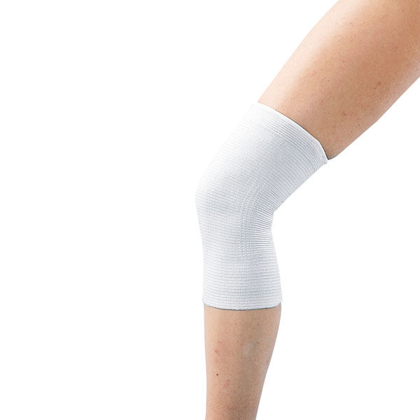 綿ニットサポーター（ひざ用）ロング 07-3835-00 1枚 スリーランナー（直送品）