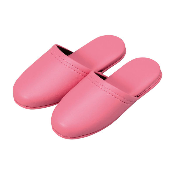 オーミケンシ レザー調スリッパ(子供用) 23-5561-01 1足（直送品）