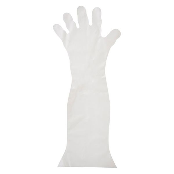 ファーストレイト CPEぴったりロング手袋(クリアー) 24-4398-00 1梱(50枚入x20箱)（直送品）