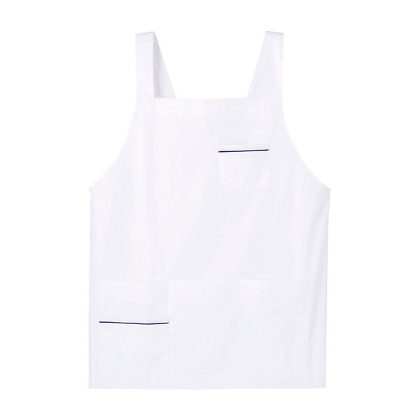 ショート丈安心エプロン（男女兼用）　24-6537-0102 1枚 ディーフェイズ（直送品）