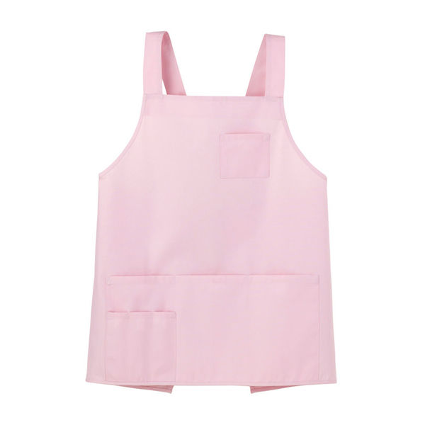 ショート丈安心エプロン（男女兼用）　24-6537-0103 1枚 ディーフェイズ（直送品）