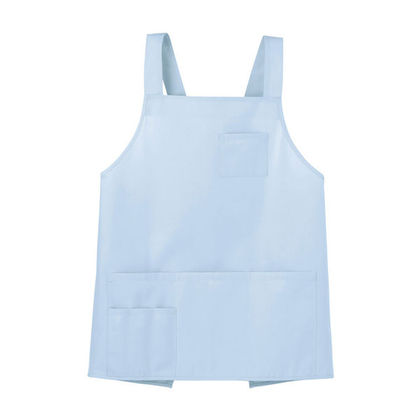 ショート丈安心エプロン（男女兼用）　24-6537-0105 1枚 ディーフェイズ（直送品）