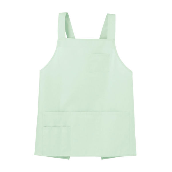 ショート丈安心エプロン（男女兼用）　24-6537-0106 1枚 ディーフェイズ（直送品）