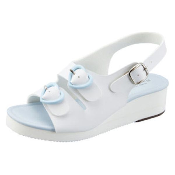 キクスイサンダル ハート2バックルサンダル 24-6544-0202 1足　ナースサンダル（直送品）