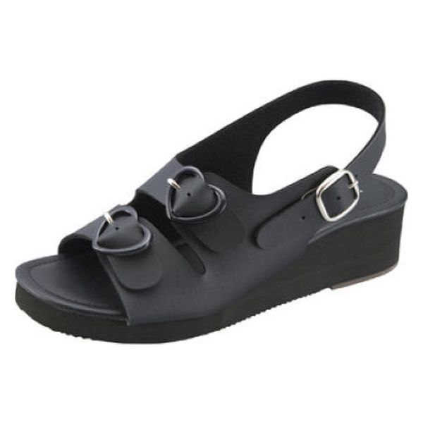 キクスイサンダル ハート2バックルサンダル 24-6544-0304 1足　ナースサンダル（直送品）