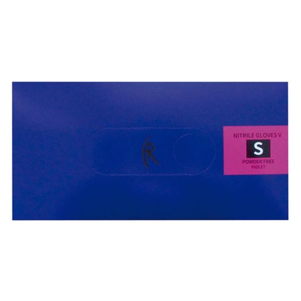 ファーストレイト ニトリルグローブV(バイオレットブル 24-6733-01 1梱(100枚入x10箱)（直送品）