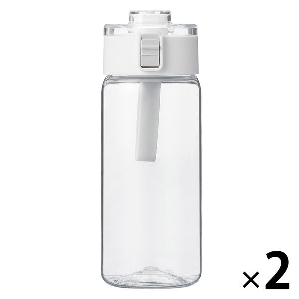 無印良品 クリアマグボトル 直飲み 約550ml 1セット（2個） 良品