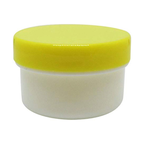 エムアイケミカル 軟膏容器プラ壷Ｎー５号（滅菌済） 黄 6905-10 1箱（10個×10袋入）（直送品）