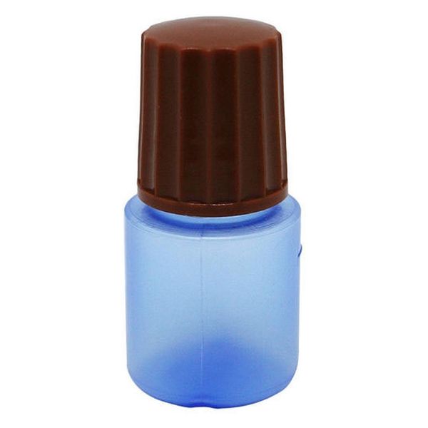 エムアイケミカル点眼容器ノーベル1号（5mL）（滅菌済） 本体色: コバルト/キャップ色:こげ茶 4511 1箱（25本×10袋入）（直送品）