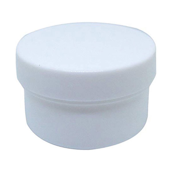 エムアイケミカル 軟膏容器プラ壷Ａー１号（未滅菌） 白 6101 1セット（100個入）（直送品）
