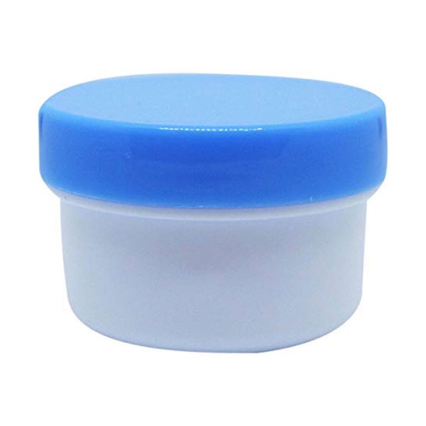 エムアイケミカル 軟膏容器プラ壷Nー2号(未滅菌) 青 6902-00 1セット(100個入)（直送品）