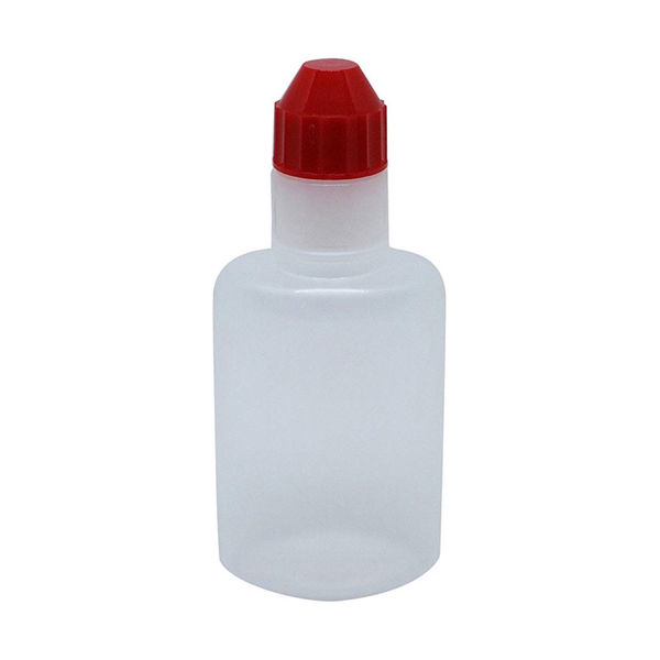 エムアイケミカル点眼容器フレッシュ（60mL）（滅菌済） 本体色: 原色白/キャップ色:赤 4661 1袋（1袋（20本入）×5）（直送品）