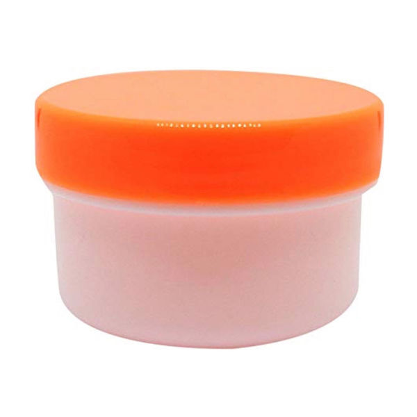 エムアイケミカル 軟膏容器プラ壷Nー5号(未滅菌) オレンジ 6905-00 1箱(50個入)（直送品）