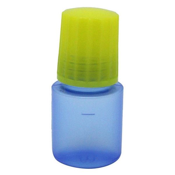 エムアイケミカル点眼容器ノーベル3号（10mL）（滅菌済） 本体色: コバルト/キャップ色:黄 4531 1箱（25本×6袋入）（直送品）