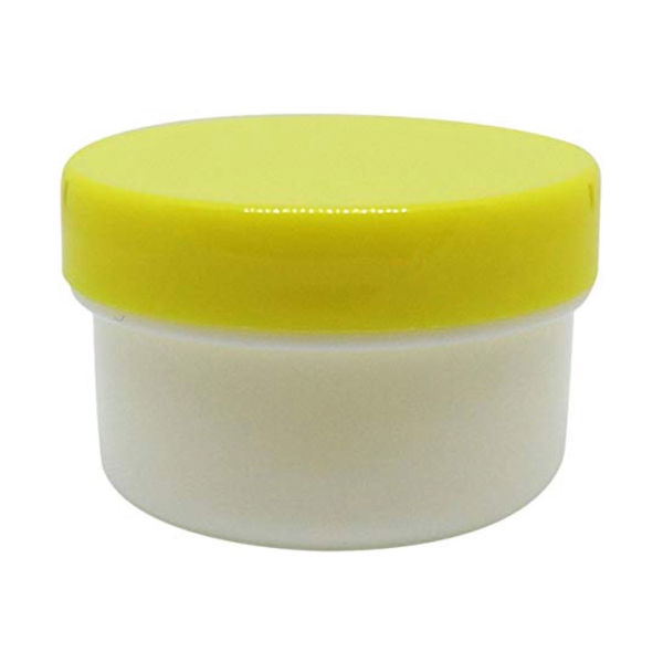 エムアイケミカル 軟膏容器プラ壷Nー3号(未滅菌) 黄 6903-00 1セット(100個入)（直送品）